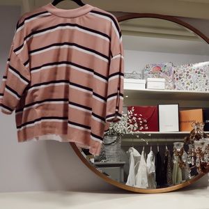 Stripped Cropped Tee